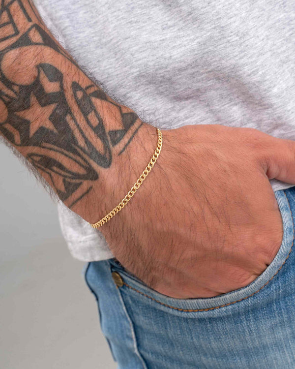 PULSERA CUBANA 3MM