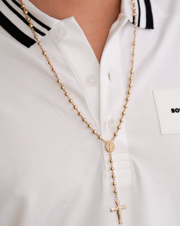 ROSARIO TODO DORADO 5MM