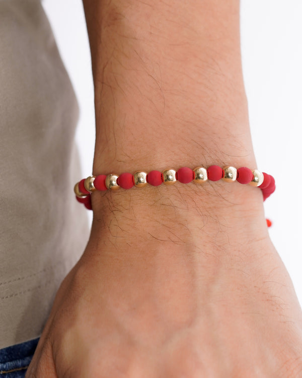 BRAZALETE INTER NEO 6MM ROJO