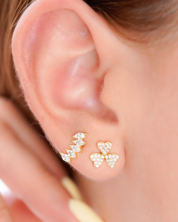 SET ARETES MAGIC CLOVER