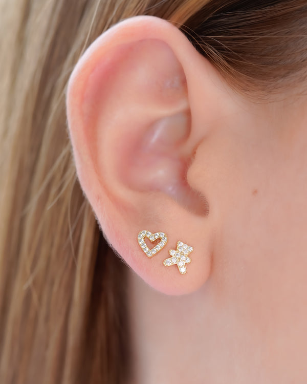 SET ARETES TEDDY LOVE