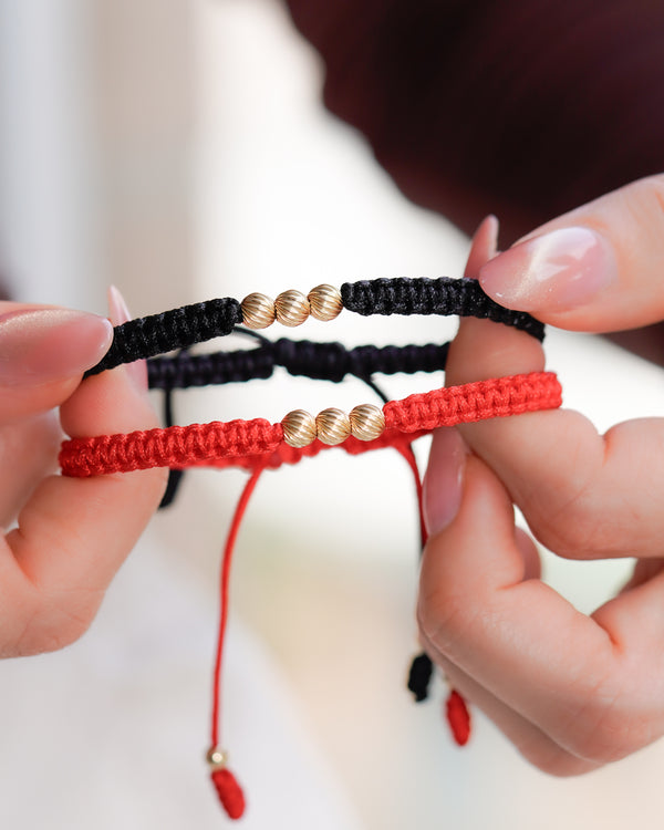 BRAZALETE TRES BALINES DIAMANTADOS