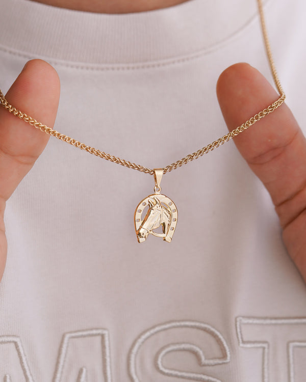 DIJE HERRADURA CABALLO GOLD 1.7CM