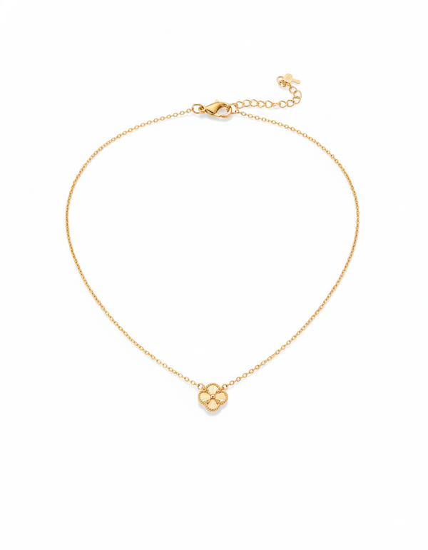 C COLLAR CLOVER DIAMANTADO LUXURY