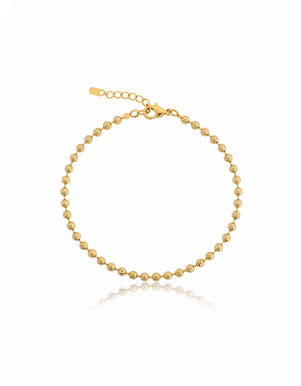 PULSERA BALIN FACETADO 17CM EXT 0.4CM