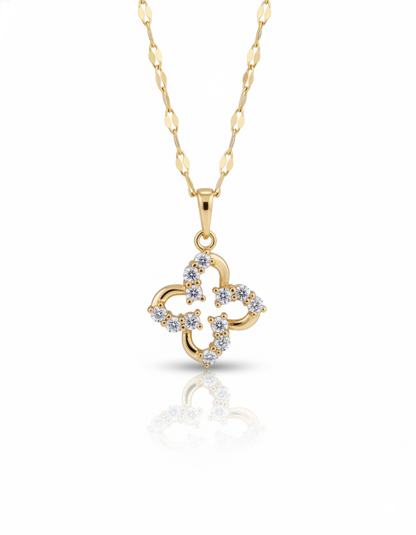 DIJE TREBOL GOLD 1.7CM