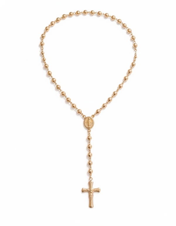 ROSARIO TODO DORADO 5MM