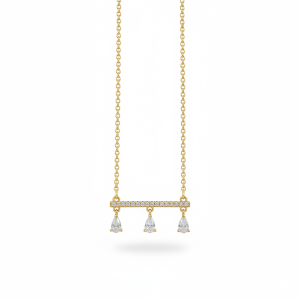 COLLAR FINE BIANCA 45CM AJUSTABLE