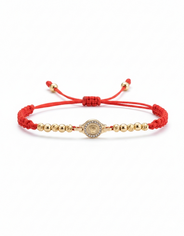 BRAZALETE EXCLUSIVO ROLEX CRISTAL ROJO