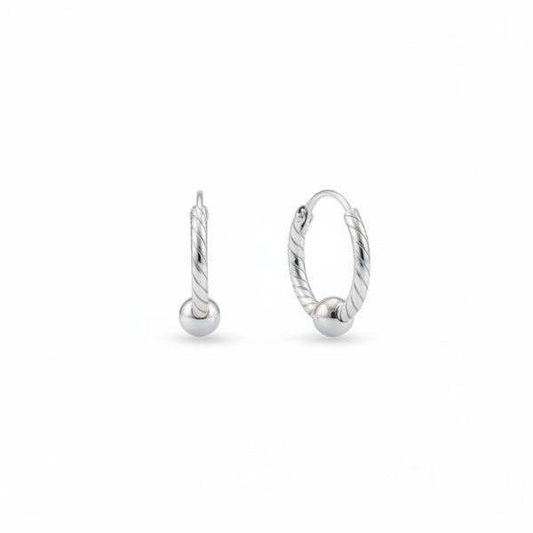 CANDONGA MINI MELCOCHA BALIN 1.4CM PLATA