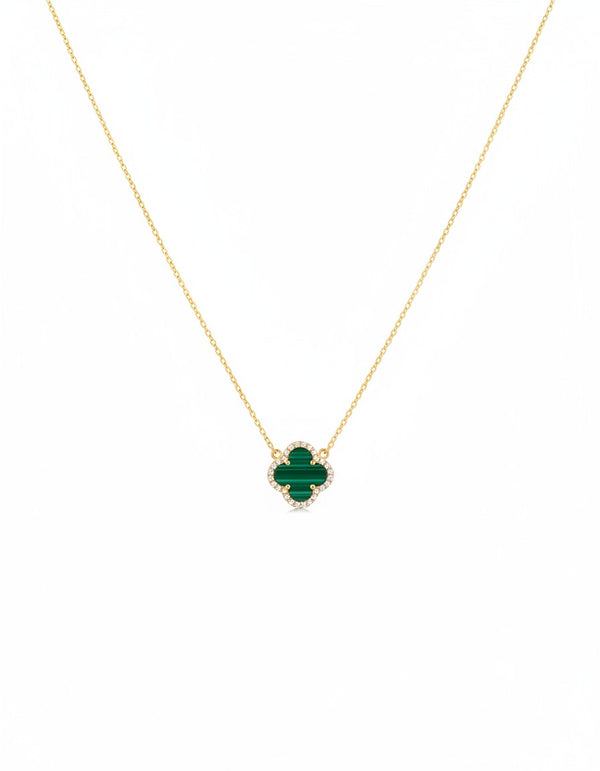 COLLAR TREBOL SMALL PREMIUM VERDE