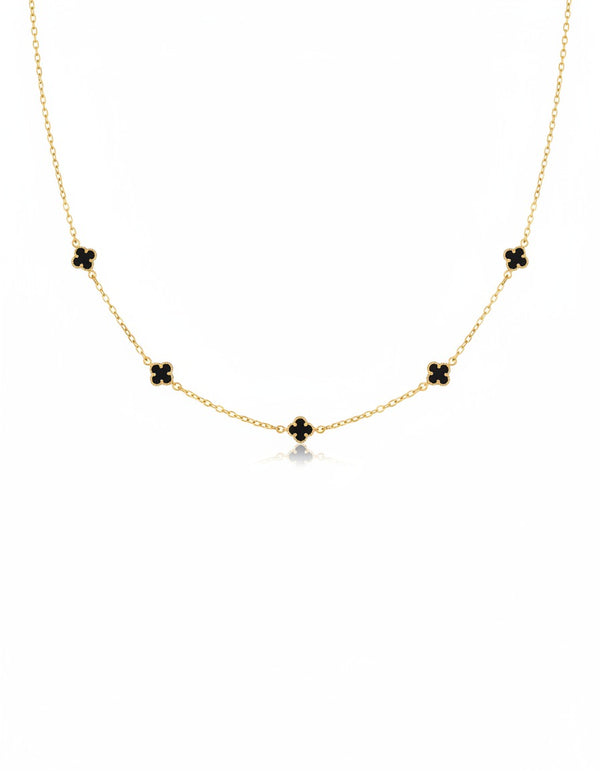 COLLAR 5 TREBOL ESPECIAL NEGRO