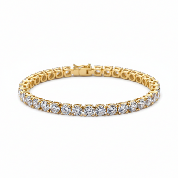 PULSERA TENNIS CRISTAL 4MM 17CM - 19CM