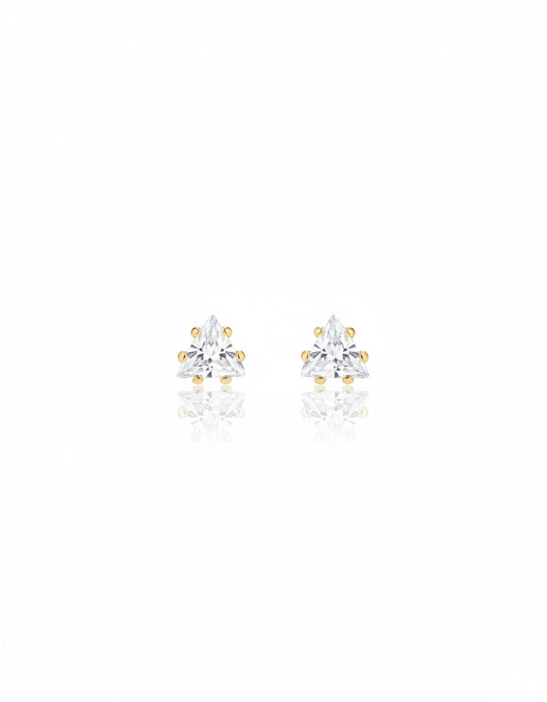 TOPO CIRCON TRIANGULO CRISTAL 5MM