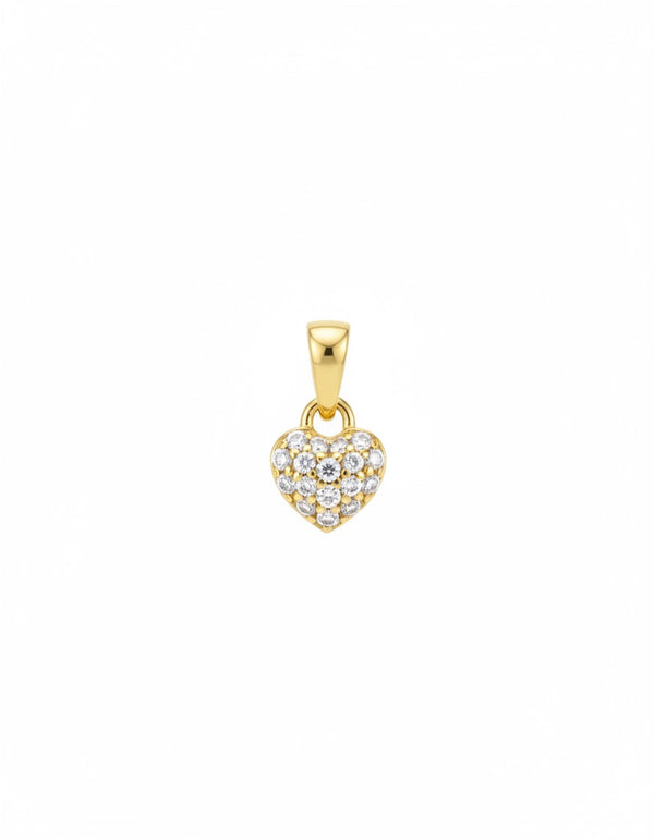 DIJE CORAZON MINI CIRCONES 6MM