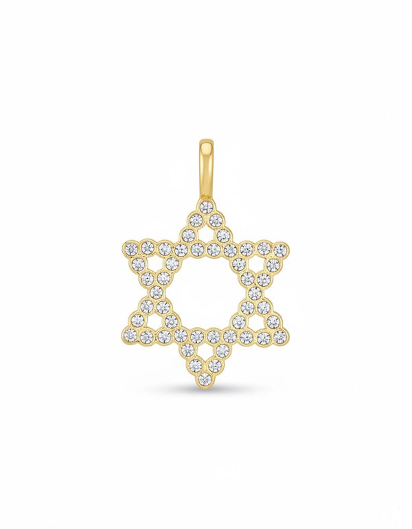 ESTRELLA DE DAVID CIRCONIAS 1,4CM