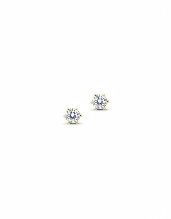 TOPO CIRCON REDONDO CRISTAL 4MM