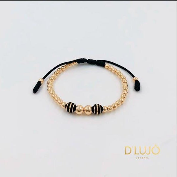 Brazalete B4mm seguida con 6mm centro-cinta especial dlujo-joyeria