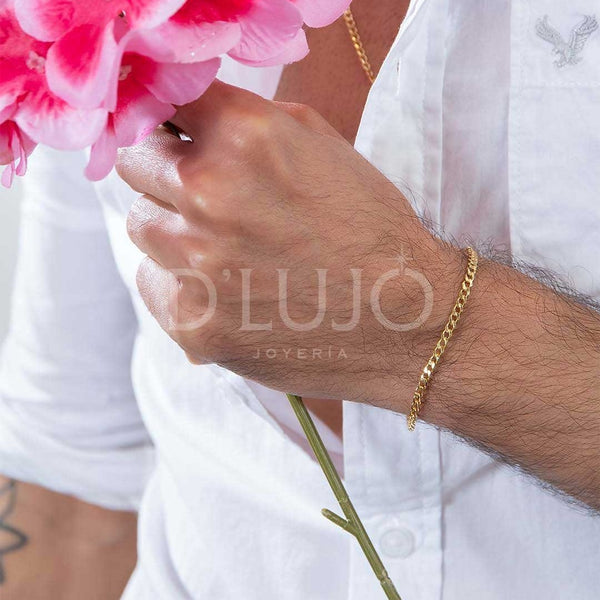 Pulsera cubana 3mm