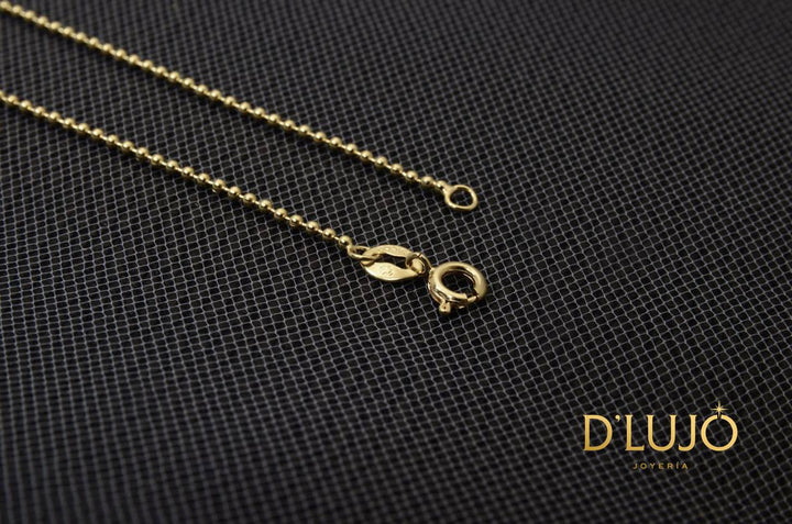 Cadena militar delgada 45cm y 50cm dlujo-joyeria