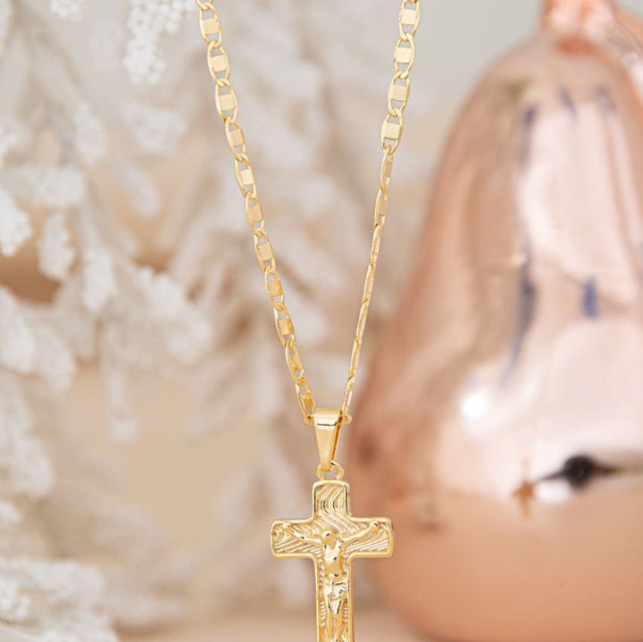 Dije Cristo Dos Tonos dlujo-joyeria